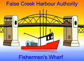 False Creek Harbour Authority - Fishermen's Wharf Logo
